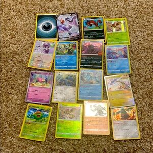 Colorful Trading Card Collection